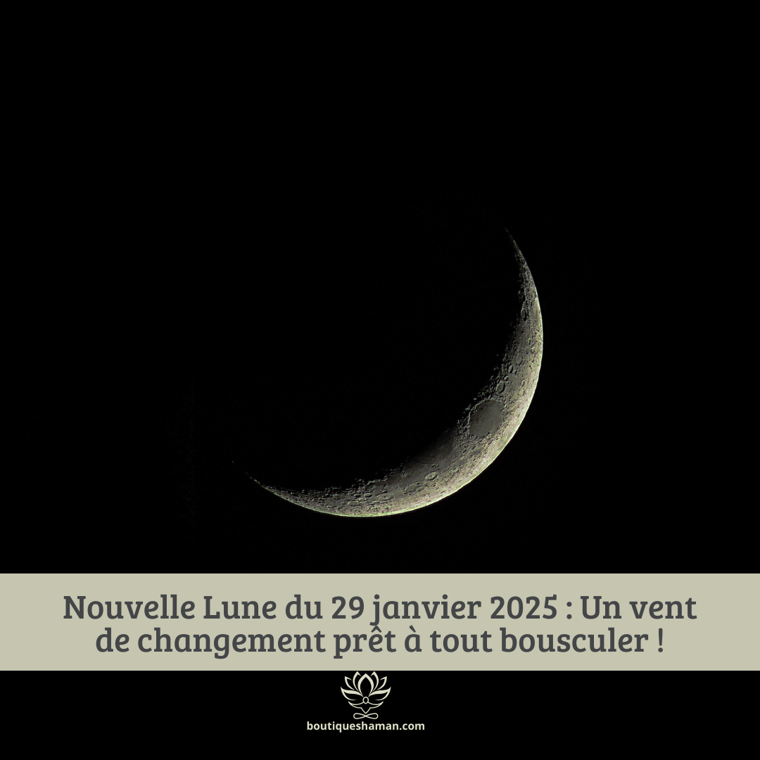 Nouvelle Lune du 29 janvier 2025 : Un vent de changement prêt à tout b –  Boutique Shaman, image size:1080x1080
