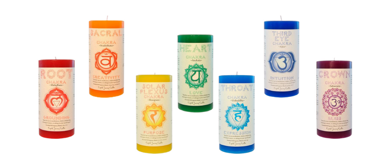 Les Chandelles Pillier Chakras