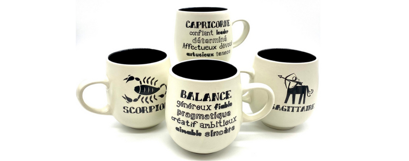Tasses du Zodiaque