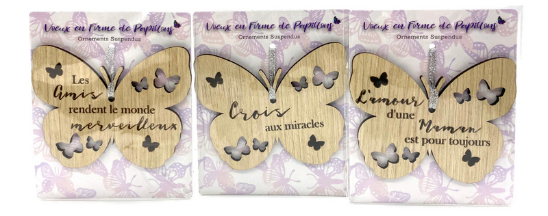 Vœux en Forme de Papillons