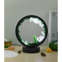 Charger l'image dans la galerie, Lampe en cristal de quartz – Style Forêt (ronde)