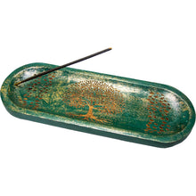 Charger l'image dans la galerie, BRULE ENCENS en BOIS OVAL ARBRE DE VIE 4″X11″