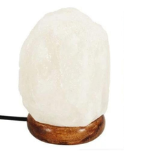 Charger l'image dans la galerie, Petite Lampe de sel blanc de l'Himalaya avec USB