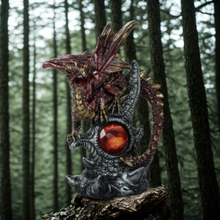 Charger l'image dans la galerie, PETIT DRAGON ROUGE AVEC GEMME
