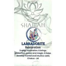 Charger l'image dans la galerie, Labradorite Double Pointe sur Chaine