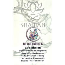 Charger l'image dans la galerie, Rhodonite  Forme Variée  sur Chaine