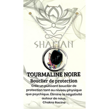 Charger l'image dans la galerie, Tourmaline Noir Forme Variée sur Chaine