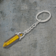 Charger l'image dans la galerie, Porte-clés DOUBLE POINTE : OEIL DE TIGRE