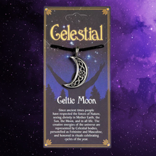Charger l'image dans la galerie, Pendentifs célestes: Lune Celtique