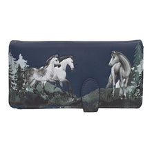 Charger l'image dans la galerie, Porte Monnaie Chevaux dans la Prairie (Long)