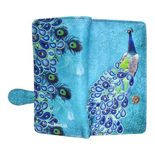 Charger l'image dans la galerie, Porte Monnaie Paon cachemire (Long)