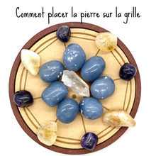 Charger l'image dans la galerie, Grille de Cristal sur plaque de Bois, Bénédiction à la Maison