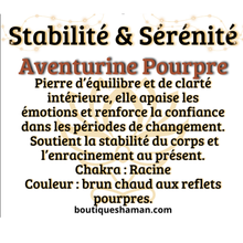 Charger l'image dans la galerie, Aventurine Pourpre (Bracelet)