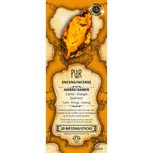 Charger l'image dans la galerie, Ambre/Amber Encens Pur Shaman