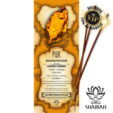 Charger l'image dans la galerie, Ambre / Amber Encens Pur Shaman