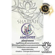 Charger l'image dans la galerie, Améthyste Double Pointe Sur Chaine Pendentifs Shaman