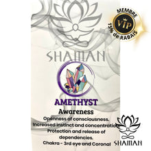 Charger l'image dans la galerie, Améthyste En Pointe De Diamant Sur Cordelette Pendentifs Shaman