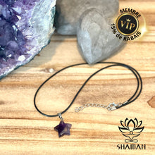 Charger l'image dans la galerie, Améthyste Étoile Sur Cordelette Pendentifs Shaman