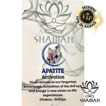 Charger l'image dans la galerie, Apatite Coeur Sur Cordelette Pendentifs Shaman