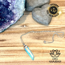 Charger l'image dans la galerie, Aqua Aura Sur Chaine Pendentifs Shaman