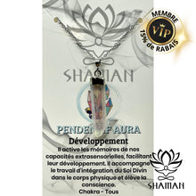 Charger l'image dans la galerie, Aura Angel Sur Chaine Pendentif Pierre