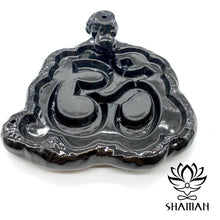 Charger l'image dans la galerie, Encensoir Céramique Backflow Om Noir