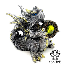 Charger l'image dans la galerie, Bébé Dragonavec Cristal Gris Dragon
