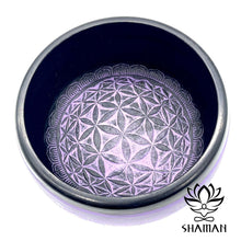 Charger l'image dans la galerie, Bol Chantant Fleur De Vie 8 Poupre