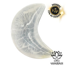Charger l'image dans la galerie, Bol Demi Lune En Sélénite 4 Pierres Et Cristaux
