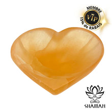 Charger l'image dans la galerie, Bol En Coeur Sélénite Orange Pierres Et Cristaux