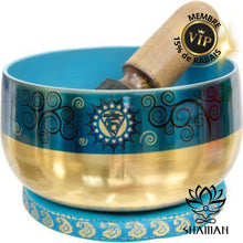 Charger l'image dans la galerie, Bols Chantants Chakras Gorge/bleu Bol Chantant