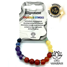 Charger l'image dans la galerie, Bracelet Chakra Avec Rondelles Despacements En Fleur Bracelets