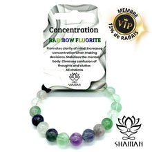Charger l'image dans la galerie, Bracelet De Fluorite Arc-En-Ciel Bracelets