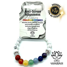 Charger l'image dans la galerie, Bracelet De Howlite Et Chakra Bracelets