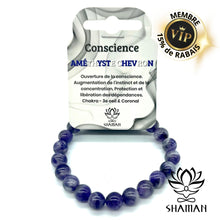 Charger l'image dans la galerie, Bracelet En Améthyste Chevron Bracelets