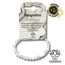 Charger l'image dans la galerie, Bracelet En Opale Blanche 6Mm Bracelets