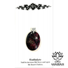 Charger l'image dans la galerie, Eudialyte H 2 9 Cm X L 1 8 Pendentif Pierre