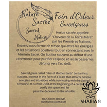 Charger l'image dans la galerie, Foin Dodeur Sweet Grass Nature Sacrés Shaman Foin