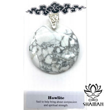 Charger l'image dans la galerie, Howlite 4 Cm L X 5Cm H Pendentif Pierre