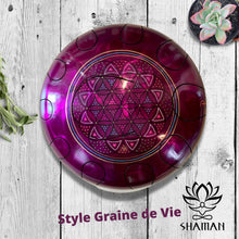 Charger l'image dans la galerie, La Pentatonic 9 Notes Rouge / Graine De Vie Tank Drum