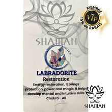 Charger l'image dans la galerie, Labradorite Coeur Sur Cordelette Ajustable Pendentifs Shaman