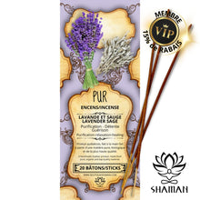 Charger l'image dans la galerie, Lavande Et Sauge / Lavender Sage Encens Pur Shaman