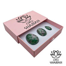 Charger l'image dans la galerie, Les Oeufs Yoni - (Set 3) En Jade Vert Riche Oeuf