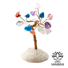 Charger l'image dans la galerie, Mini Arbre À Pierres Précieuses Avec Multi-Pierre Arbre De Vie En Pierre