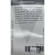 Charger l'image dans la galerie, Pendentif De Pierre Pendentif