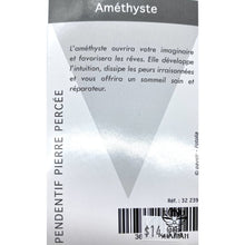 Charger l'image dans la galerie, Pendentif De Pierre Pendentif