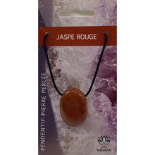 Charger l'image dans la galerie, Pendentif De Pierre Jaspe Rouge Pendentif