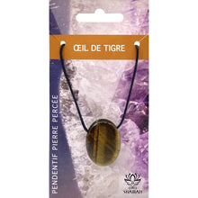 Charger l'image dans la galerie, Pendentif De Pierre Oeil Tigre Pendentif