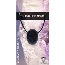 Charger l'image dans la galerie, Pendentif De Pierre Tourmaline Noire Pendentif