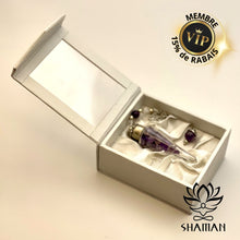 Charger l'image dans la galerie, Pendule En Forme De Goutte Verre Pierres Daméthyste Pendule